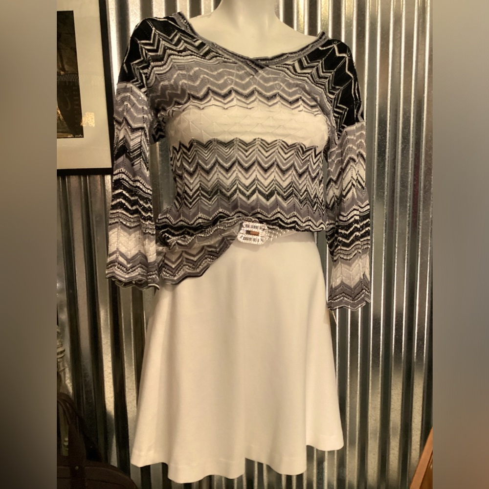 White Mid-length Banana Republic Skirt